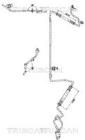 High/Low-pressure Line, air conditioning TRISCAN 9010 11011