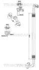 High/Low-pressure Line, air conditioning TRISCAN 9010 29124