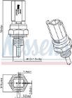 Sensor, coolant temperature NISSENS 207088