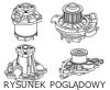 Water Pump, engine cooling LPR WP0939