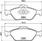 Brake Pad Set, disc brake HELLA 8DB 355 008-901