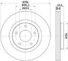 Brake Disc HELLA 8DD 355 115-911