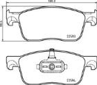 Brake Pad Set, disc brake HELLA 8DB 355 031-541