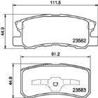 Brake Pad Set, disc brake HELLA 8DB 355 009-691