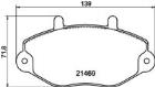 Brake Pad Set, disc brake HELLA 8DB 355 006-401