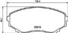 Brake Pad Set, disc brake HELLA 8DB 355 009-641