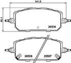 Brake Pad Set, disc brake HELLA 8DB 355 044-221