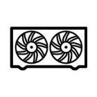 Fan, engine cooling NRF 470156