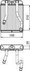 Heat Exchanger, interior heating VALEO 811532