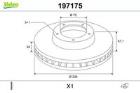 Brake Disc VALEO 197175