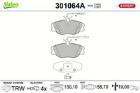 Brake Pad Set, disc brake VALEO 301064A