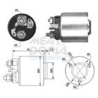 Solenoid Switch, starter MEAT & DORIA 46011