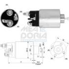 Solenoid Switch, starter MEAT & DORIA 46157