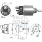 Solenoid Switch, starter MEAT & DORIA 46075