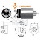Solenoid Switch, starter MEAT & DORIA 46007
