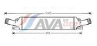 Charge Air Cooler AVA Clever Choice AI4294