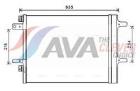 Condenser, air conditioning AVA Clever Choice CNA5308D