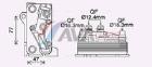 Oil Cooler, automatic transmission AVA Clever Choice MS3714