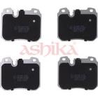 Brake Pad Set, disc brake ASHIKA 50-00-0144