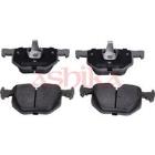 Brake Pad Set, disc brake ASHIKA 51-00-0125