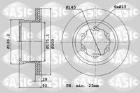 Brake Disc SASIC 6106103