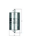 Fuel Filter MAHLE KL 9