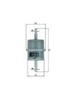 Fuel Filter MAHLE KL 63 OF