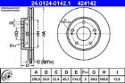 Brake Disc ATE 24.0124-0142.1