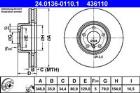 Brake Disc ATE 24.0136-0110.1