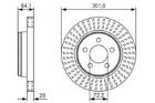 Brake Disc BOSCH 0 986 479 U04