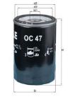 Oil Filter KNECHT OC 47 OF