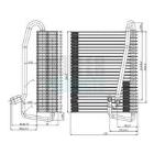 Evaporator, air conditioning HOFFER 997068