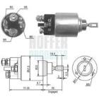 Solenoid Switch, starter HOFFER 46075