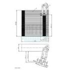 Evaporator, air conditioning HOFFER 997027