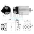 Solenoid Switch, starter HOFFER 46156