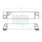 Charge Air Cooler HOFFER 995315