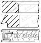 Piston Ring Set GOETZE ENGINE 08-154600-00