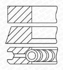 Piston Ring Set GOETZE ENGINE 08-433105-00