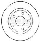 Brake Disc BORG & BECK BBD4684