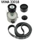 V-ribbed Belt Set SKF VKMA 33018