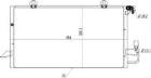Condenser, air conditioning HART 614 544