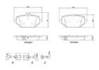 Brake Pad Set, disc brake BREMBO P 24 033