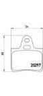 Brake Pad Set, disc brake BREMBO P 49 028