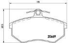 Brake Pad Set, disc brake BREMBO P 85 092
