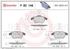 Brake Pad Set, disc brake BREMBO P 85 146