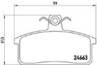 Brake Pad Set, disc brake BREMBO P 85 102