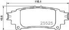 Brake Pad Set, disc brake BREMBO P 85 194