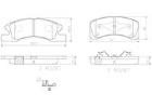 Brake Pad Set, disc brake BREMBO P 85 033