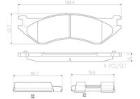 Brake Pad Set, disc brake BREMBO P 85 042