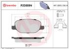 Brake Pad Set, disc brake BREMBO P 85 092